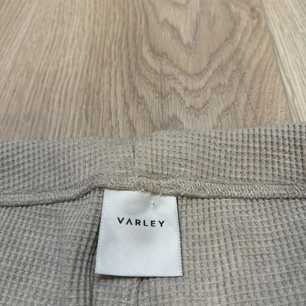 Varley Kelvin Waffle Knit Joggers Side Stripe Sz Large Activewear EUC Women's - Picture 5 of 9